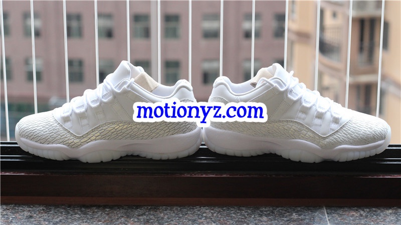 Air Jordan 11 Low GS Frost White PRM Heiress